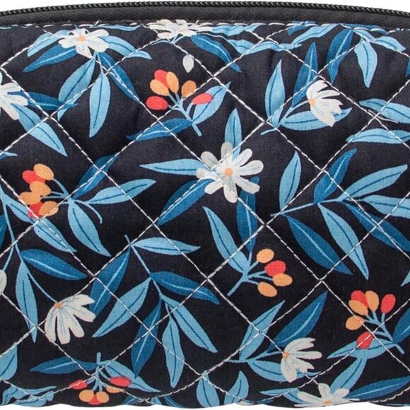 Vintage Quilted Makeup Bag Cosmetic Pouch for Brushes Pencils and Travel Make Up - Picture 7 of 7